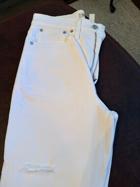 Madewell white jeans, size 27